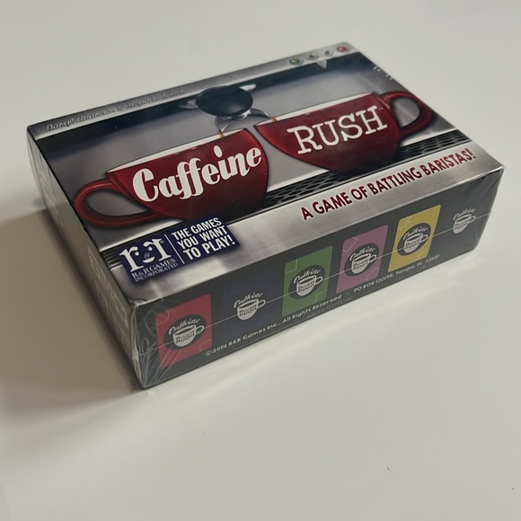 Caffeine Rush Card Game / New Sealed / R&R Games - Picture 3 of 6
